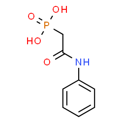 ChemSpider 2D Image | (2-Anilino-2-oxoethyl)phosphonic acid | C8H10NO4P