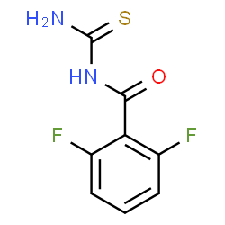 ChemSpider 2D Image | N-Carbamothioyl-2,6-difluorobenzamide | C8H6F2N2OS