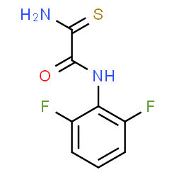 ChemSpider 2D Image | 2-Amino-N-(2,6-difluorophenyl)-2-thioxoacetamide | C8H6F2N2OS