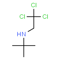ChemSpider 2D Image | 2-Methyl-N-(2,2,2-trichloroethyl)-2-propanamine | C6H12Cl3N
