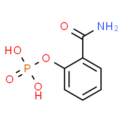 ChemSpider 2D Image | 2-Carbamoylphenyl dihydrogen phosphate | C7H8NO5P