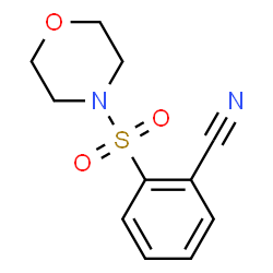 ChemSpider 2D Image | 2-(4-Morpholinylsulfonyl)benzonitrile | C11H12N2O3S
