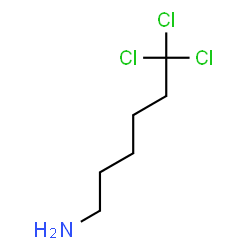 ChemSpider 2D Image | 6,6,6-Trichloro-1-hexanamine | C6H12Cl3N