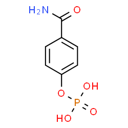 ChemSpider 2D Image | 4-Carbamoylphenyl dihydrogen phosphate | C7H8NO5P