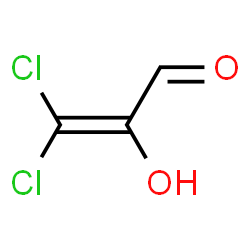 ChemSpider 2D Image | 3,3-Dichloro-2-hydroxyacrylaldehyde | C3H2Cl2O2