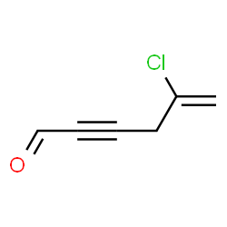 ChemSpider 2D Image | 5-Chloro-5-hexen-2-ynal | C6H5ClO