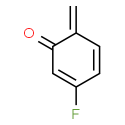 ChemSpider 2D Image | 3-Fluoro-6-methylene-2,4-cyclohexadien-1-one | C7H5FO