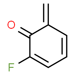 ChemSpider 2D Image | 2-Fluoro-6-methylene-2,4-cyclohexadien-1-one | C7H5FO