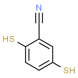 ChemSpider 2D Image | 2,5-Disulfanylbenzonitrile | C7H5NS2