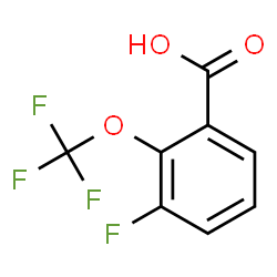 ChemSpider 2D Image | 3-Fluoro-2-(trifluoromethoxy)benzoic acid | C8H4F4O3
