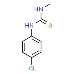 ChemSpider 2D Image | 1-(4-Chlorophenyl)-3-methylthiourea | C8H9ClN2S