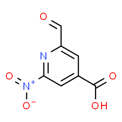 ChemSpider 2D Image | 2-Formyl-6-nitroisonicotinic acid | C7H4N2O5