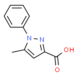 ChemSpider 2D Image | 5-Methyl-1-phenylpyrazole-3-carboxylic acid | C11H10N2O2