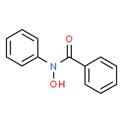 ChemSpider 2D Image | N-Hydroxy-N-phenylbenzamide | C13H11NO2