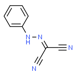 ChemSpider 2D Image | (Phenylhydrazono)malononitrile | C9H6N4