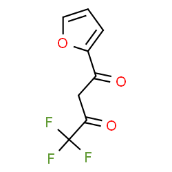 ChemSpider 2D Image | Perfluoroacetyl(2-furoyl)methane | C8H5F3O3