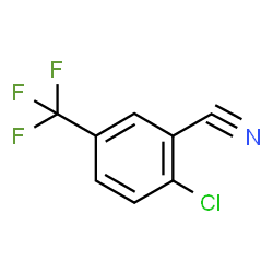 ChemSpider 2D Image | 2-Chloro-5-(trifluoromethyl)benzonitrile | C8H3ClF3N