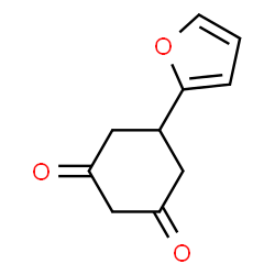 ChemSpider 2D Image | 5-(2-Furyl)-1,3-cyclohexanedione | C10H10O3