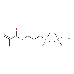 ChemSpider 2D Image | 3-(3-Methoxy-1,1,3,3-tetramethyldisiloxanyl)propyl methacrylate | C12H26O4Si2