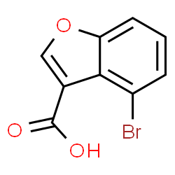 ChemSpider 2D Image | 4-Bromo-1-benzofuran-3-carboxylic acid | C9H5BrO3