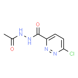 ChemSpider 2D Image | N'-Acetyl-6-chloro-3-pyridazinecarbohydrazide | C7H7ClN4O2