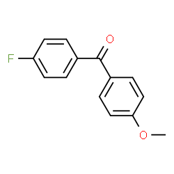 ChemSpider 2D Image | 4-fluoro-4'-methoxybenzophenone | C14H11FO2