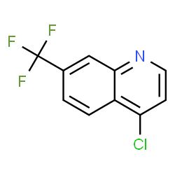 ChemSpider 2D Image | 4-Chloro-7-trifluoromethylquinoline | C10H5ClF3N