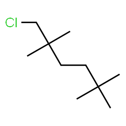 ChemSpider 2D Image | 1-Chloro-2,2,5,5-tetramethylhexane | C10H21Cl