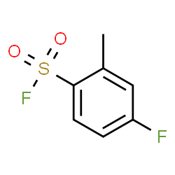 ChemSpider 2D Image | 4-Fluoro-2-methylbenzenesulfonyl fluoride | C7H6F2O2S