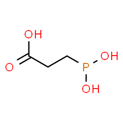 ChemSpider 2D Image | 3-(Dihydroxyphosphino)propanoic acid | C3H7O4P