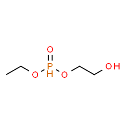 ChemSpider 2D Image | Ethyl 2-hydroxyethyl phosphonate | C4H11O4P