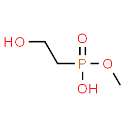 ChemSpider 2D Image | Methyl hydrogen (2-hydroxyethyl)phosphonate | C3H9O4P