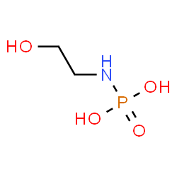 ChemSpider 2D Image | (2-Hydroxyethyl)phosphoramidic acid | C2H8NO4P