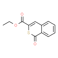 ChemSpider 2D Image | Ethyl 1-oxo-1H-isothiochromene-3-carboxylate | C12H10O3S