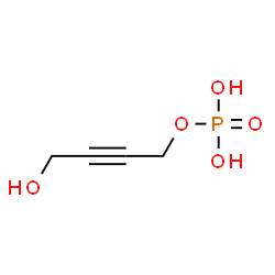 ChemSpider 2D Image | 4-Hydroxy-2-butyn-1-yl dihydrogen phosphate | C4H7O5P