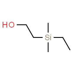 ChemSpider 2D Image | 2-[Ethyl(dimethyl)silyl]ethanol | C6H16OSi