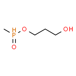 ChemSpider 2D Image | 3-Hydroxypropyl methylphosphinate | C4H11O3P