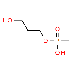 ChemSpider 2D Image | 3-Hydroxypropyl hydrogen methylphosphonate | C4H11O4P