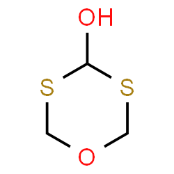 ChemSpider 2D Image | 1,3,5-Oxadithian-4-ol | C3H6O2S2