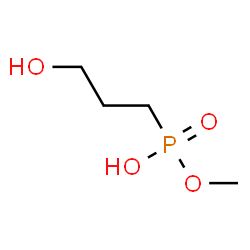 ChemSpider 2D Image | Methyl hydrogen (3-hydroxypropyl)phosphonate | C4H11O4P