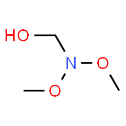 ChemSpider 2D Image | (Dimethoxyamino)methanol | C3H9NO3
