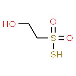 ChemSpider 2D Image | 2-Hydroxyethanesulfonothioic S-acid | C2H6O3S2