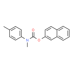 ChemSpider 2D Image | 2-Naphthyl methyl(4-methylphenyl)carbamate | C19H17NO2