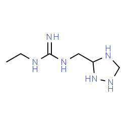 ChemSpider 2D Image | 1-Ethyl-3-(1,2,4-triazolidin-3-ylmethyl)guanidine | C6H16N6
