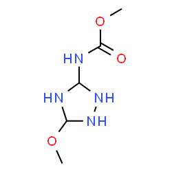 ChemSpider 2D Image | Methyl (5-methoxy-1,2,4-triazolidin-3-yl)carbamate | C5H12N4O3
