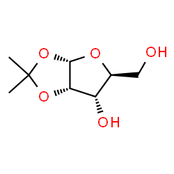 ChemSpider 2D Image | 1,2-O-Isopropylidene-alpha-L-ribofuranose | C8H14O5