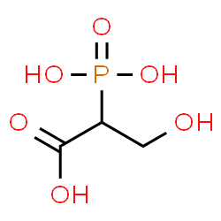 ChemSpider 2D Image | 3-Hydroxy-2-phosphonopropanoic acid | C3H7O6P