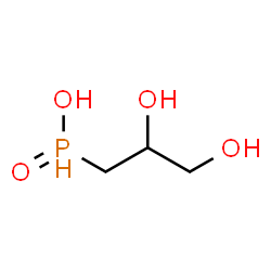 ChemSpider 2D Image | (2,3-Dihydroxypropyl)phosphinic acid | C3H9O4P