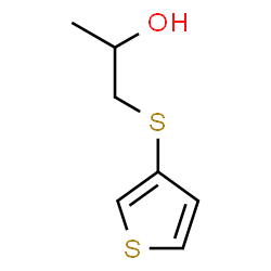 ChemSpider 2D Image | 1-(3-Thienylsulfanyl)-2-propanol | C7H10OS2