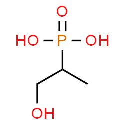 ChemSpider 2D Image | (1-Hydroxy-2-propanyl)phosphonic acid | C3H9O4P